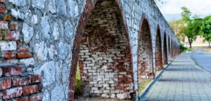 Aqueduct at the University of the West Indies Mona campus in Jamaica